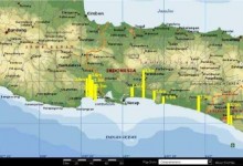 Ketinggian tsunami pangandaran