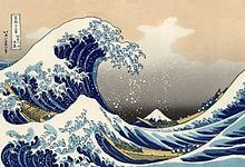 tsunami menurut Hokusai